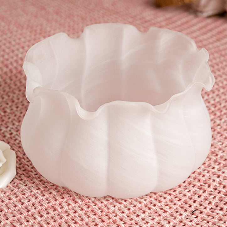 Modern Style Bowl Shape Table Lighting Glass 1 Light Table Lamp for Bedroom