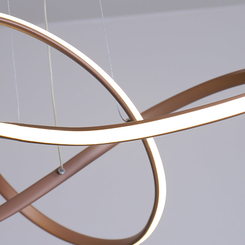 Hedendaags aluminium hanger licht lineair plafondlicht voor eetkamer