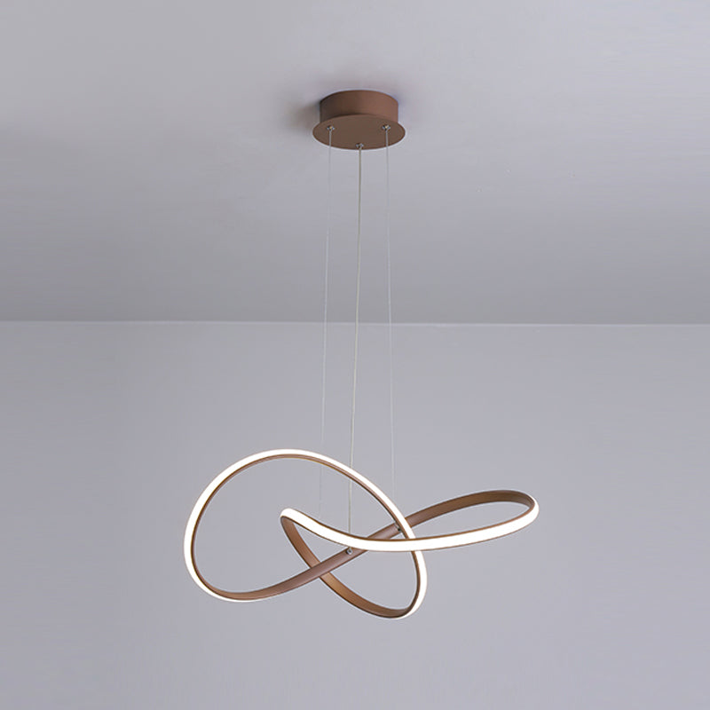 Hedendaags aluminium hanger licht lineair plafondlicht voor eetkamer