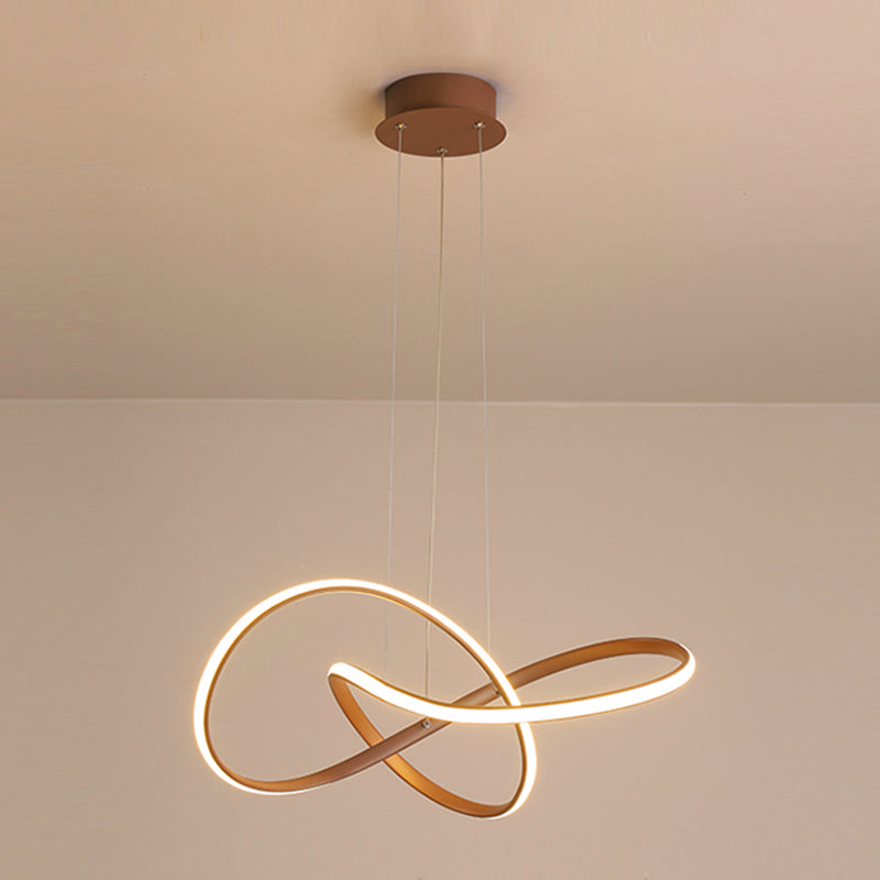 Hedendaags aluminium hanger licht lineair plafondlicht voor eetkamer