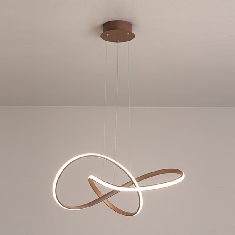 Hedendaags aluminium hanger licht lineair plafondlicht voor eetkamer