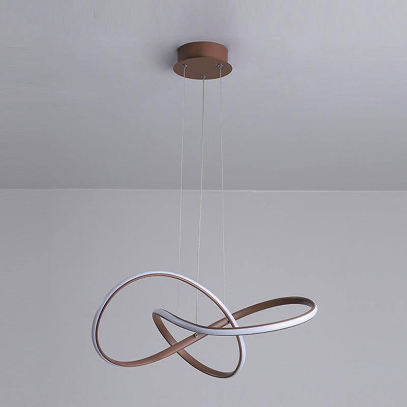 Hedendaags aluminium hanger licht lineair plafondlicht voor eetkamer