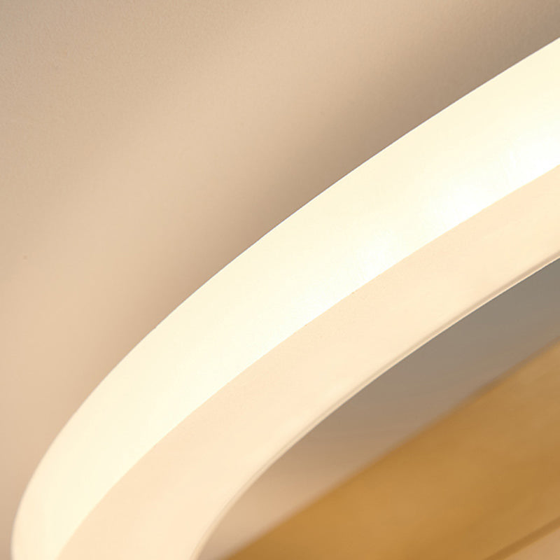 Circle Modern Hanging Light Kit Acrylic LED Pendant Light for Dining Room