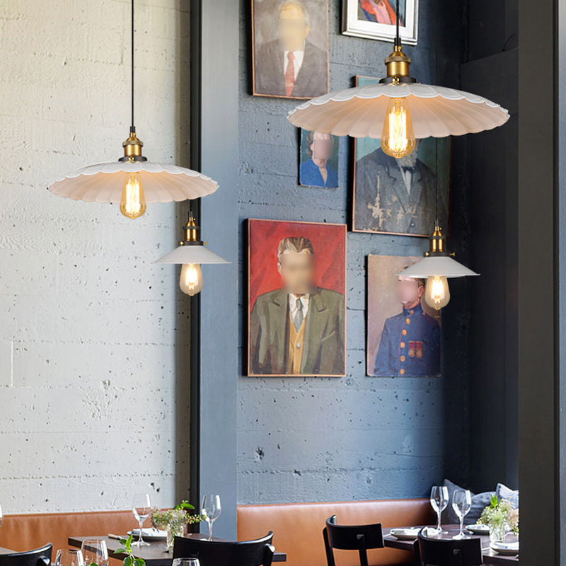 Conical Hanging Light Fixture Industrial Style Pendant Ceiling Light