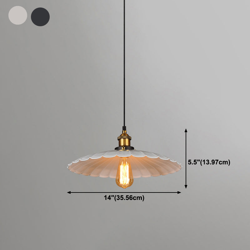 Conical Hanging Light Fixture Industrial Style Pendant Ceiling Light