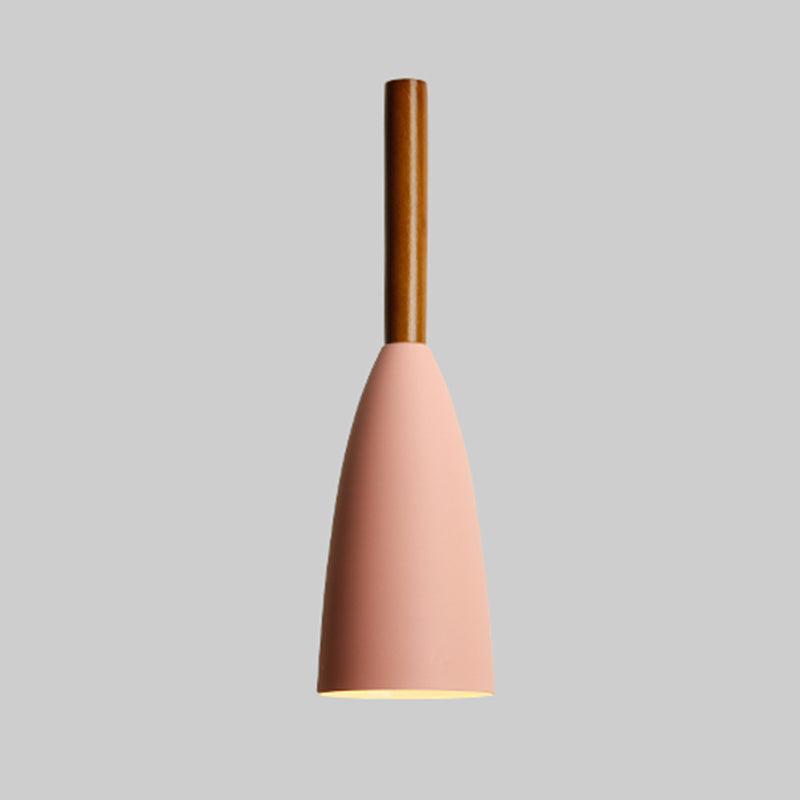 Cone Shape Hanging Light Modern Style Metal 1 Light Hanging Lighting for Living Room