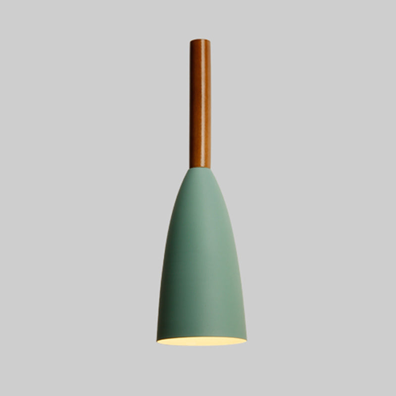 Cone Shape Hanging Light Modern Style Metal 1 Light Hanging Lighting for Living Room