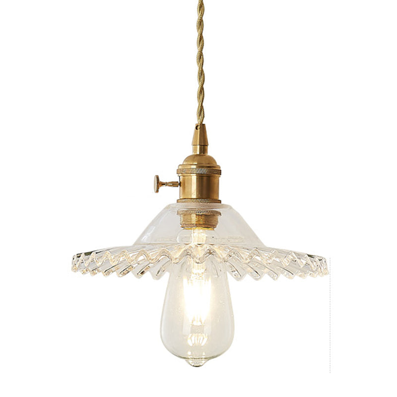 Modern Style Hanging Light Creative Glass Shade Pendant Lighting Fixture for Dining Room