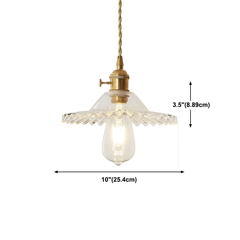 Modern Style Hanging Light Creative Glass Shade Pendant Lighting Fixture for Dining Room