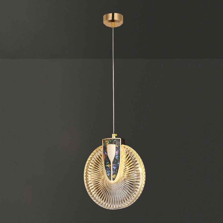 Contemporary Style Linear Shape Pendant Lights Metal Hanging Lamps in Gold