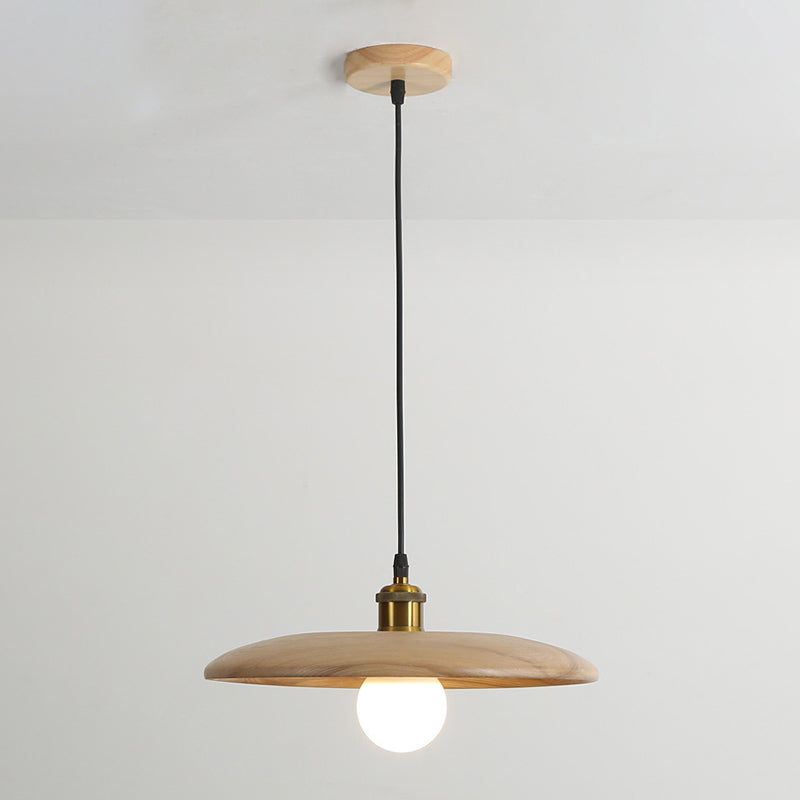 Hölzerne Suspension Anhänger Licht minimalistischer Stil Anhänger Beleuchtung