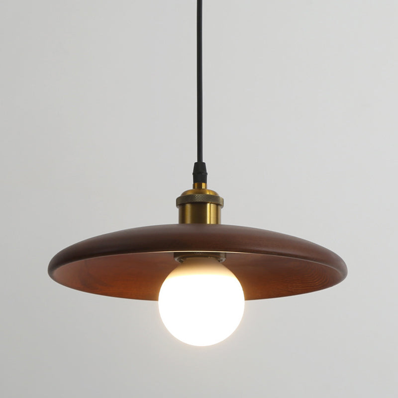 Hölzerne Suspension Anhänger Licht minimalistischer Stil Anhänger Beleuchtung