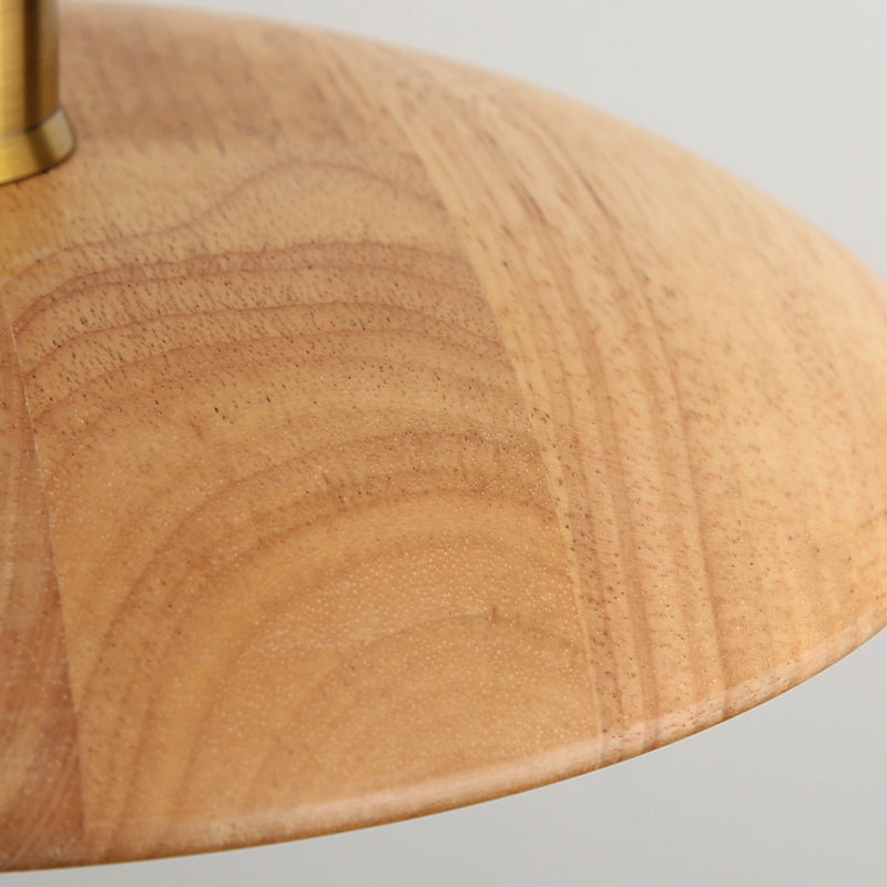 Hölzerne Suspension Anhänger Licht minimalistischer Stil Anhänger Beleuchtung