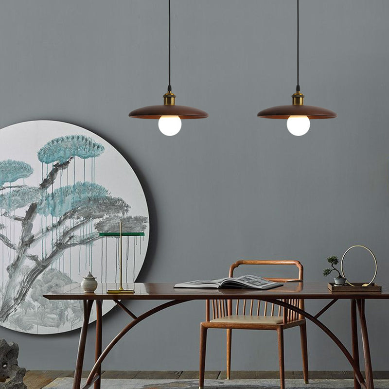 Hölzerne Suspension Anhänger Licht minimalistischer Stil Anhänger Beleuchtung