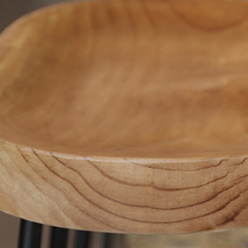 Modern Style Metal Bar Stool with Footrest Milk Tea Shop Bar Stool 30- Inches