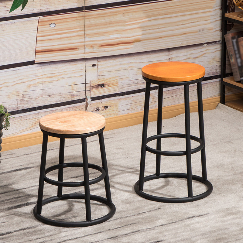 Modern Style Iron Bar Stool With Footrest Game Hall Bar Stool 30-inches