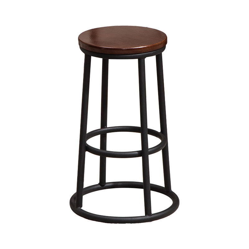 Modern Style Iron Bar Stool With Footrest Game Hall Bar Stool 30-inches
