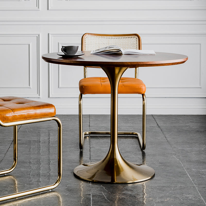 Modern Round Wood Dining Table Tulip Base Home Kitchen Dinner Dining Table