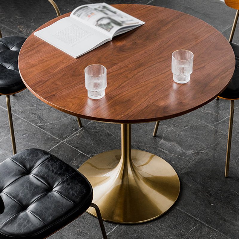 Modern Round Wood Dining Table Tulip Base Home Kitchen Dinner Dining Table