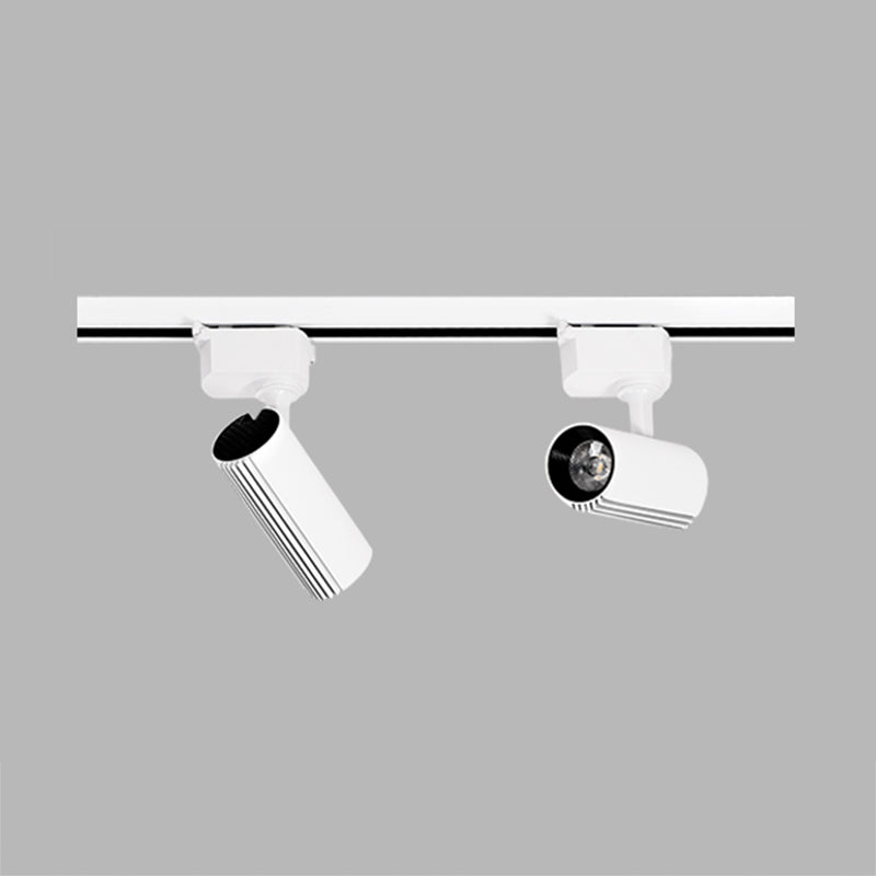 Cylindrical Shape LED Rail Ceiling Lamp Modern Aluminium Flush Mount for Living Room