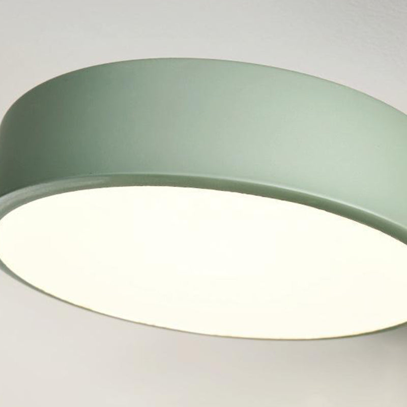 Luz de techo geométrico nórdico colorido LED de montaje de montaje para sala de estar para sala de estar