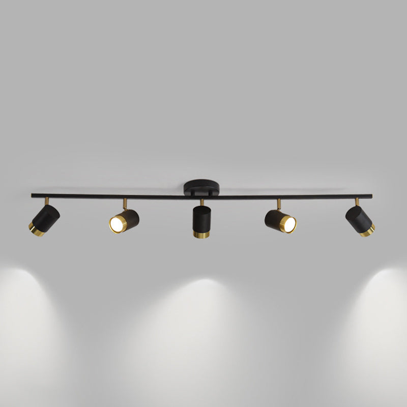 Moderne Stilzylindrische Form Deckenleuchte Multi -Licht Deckenlampe für das Restaurant