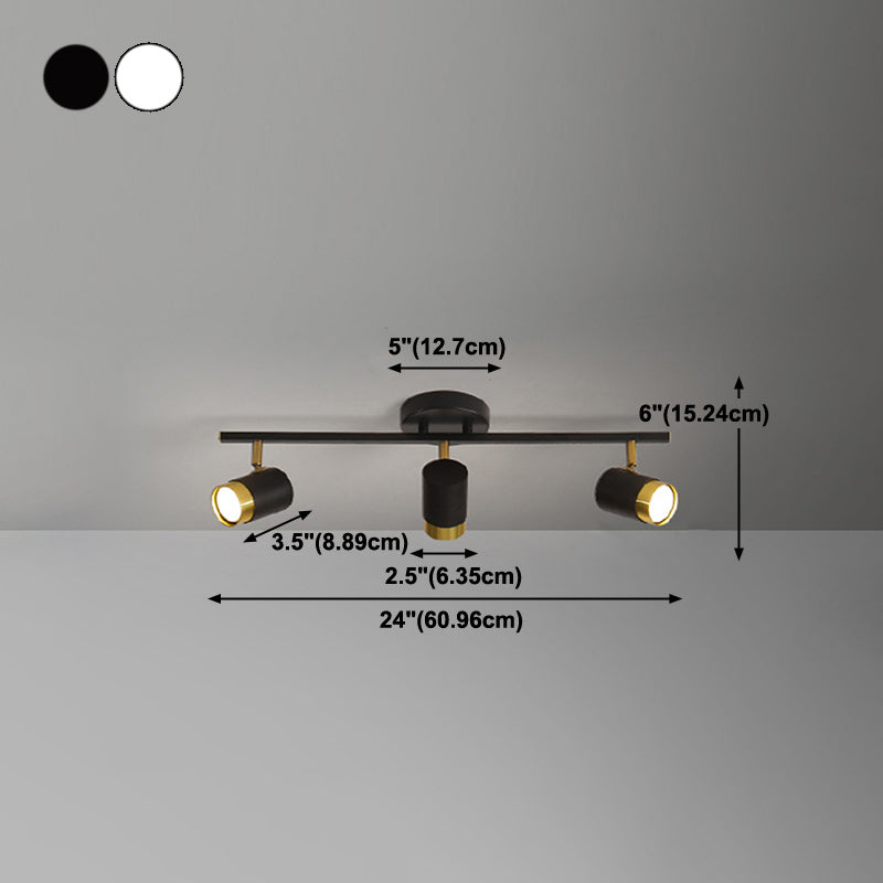 Moderne Stilzylindrische Form Deckenleuchte Multi -Licht Deckenlampe für das Restaurant