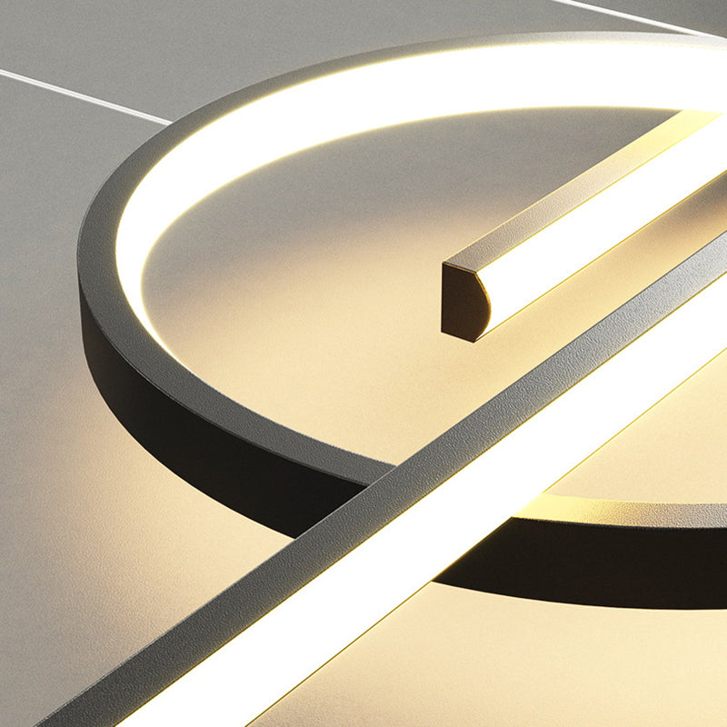 Moderne geometrie Island Lichtarmaturen Multi-hoofd restaurant Hangende lamp met Spotlight