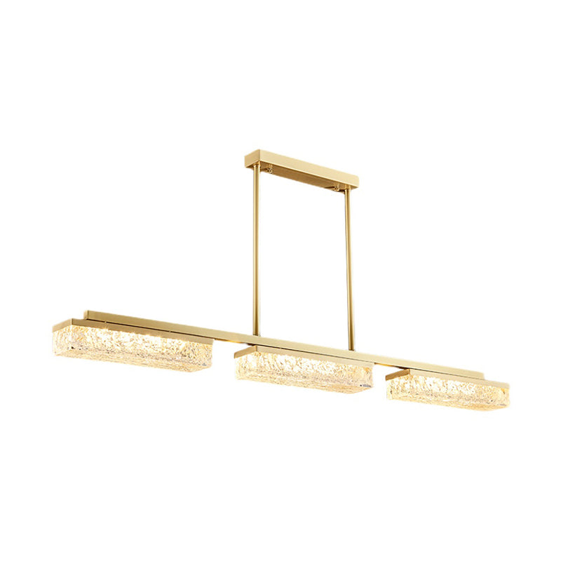 Pendentif linéaire de style contemporain