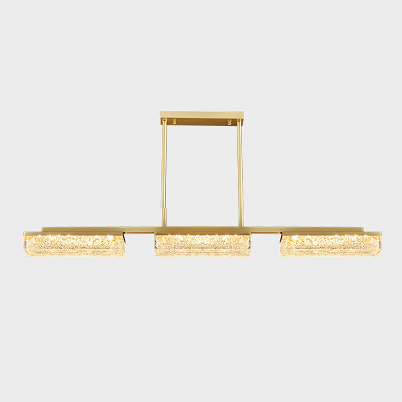 Pendentif linéaire de style contemporain