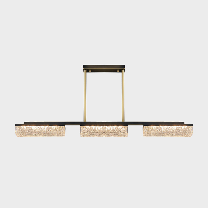 Pendentif linéaire de style contemporain