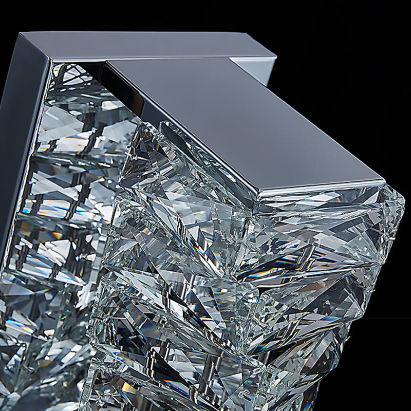 Lumière murale de style postmoderne Géométrique Géométrique de 5 "de large étendue avec cristal pour le salon