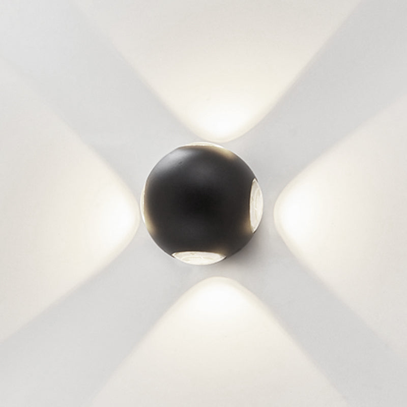 Moderne Stil Ball Wandbeleuchtung Metall Multi -Lichter Wandscheibe Jung