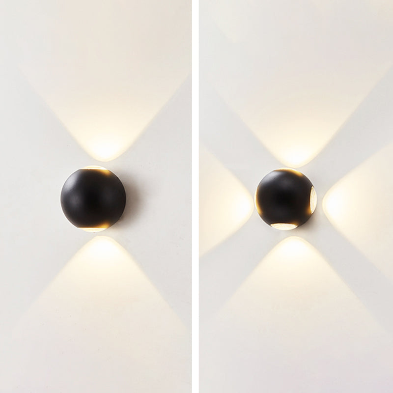 Moderne Stil Ball Wandbeleuchtung Metall Multi -Lichter Wandscheibe Jung