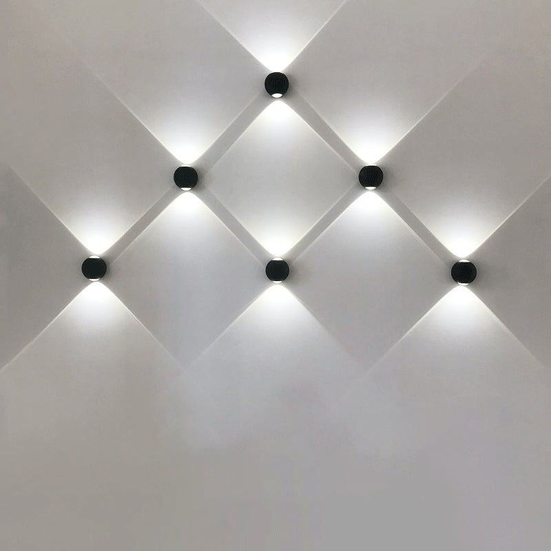 Moderne Stil Ball Wandbeleuchtung Metall Multi -Lichter Wandscheibe Jung