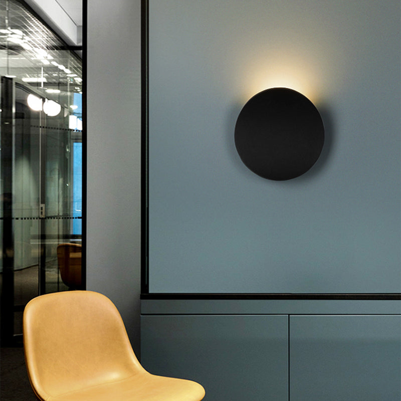 Runde Form Metall Wandleuchte modern