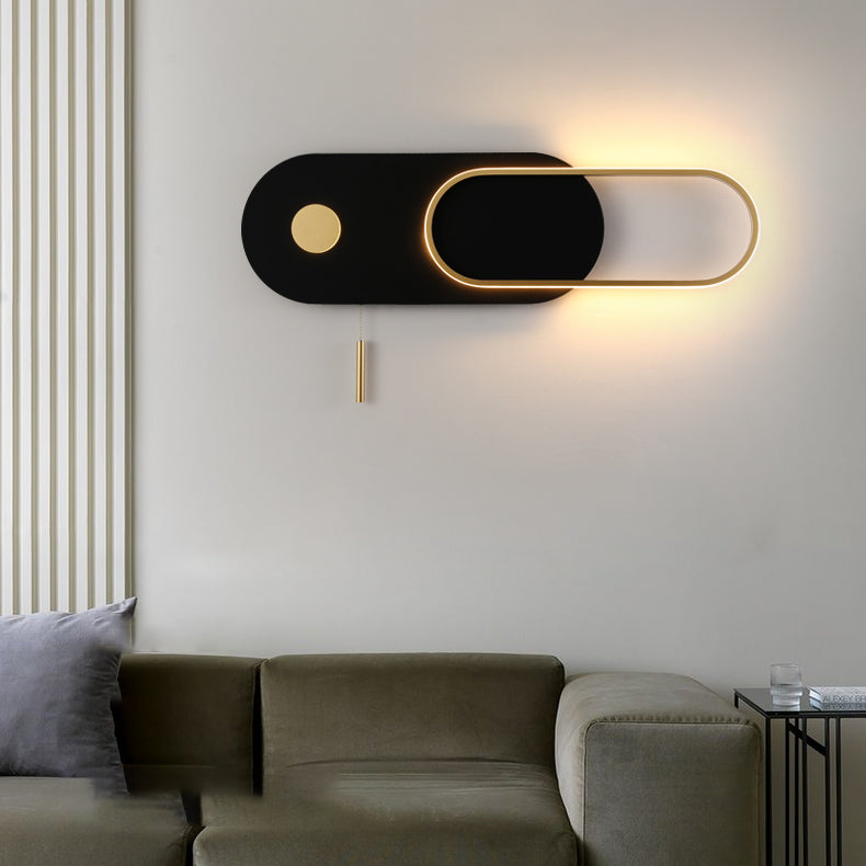 Geometry Shape Wall Lights Contemporary Style Metal 2 Light Wall Mount Lights