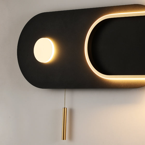 Geometry Shape Wall Lights Contemporary Style Metal 2 Light Wall Mount Lights