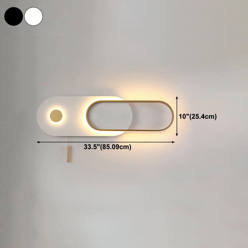 Geometry Shape Wall Lights Contemporary Style Metal 2 Light Wall Mount Lights