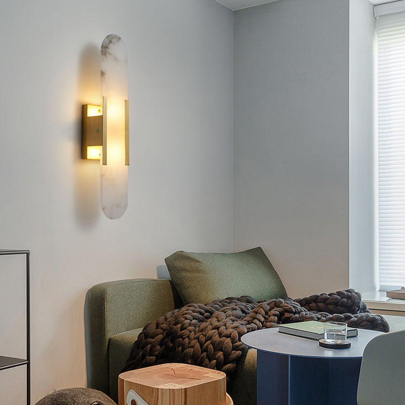 Simplicity Wall Lighting Fixture Marble Wall Sconce Light for Bedroom