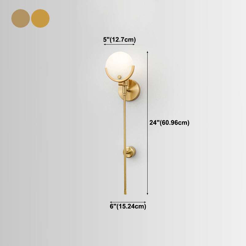 Simplicity Wall Lighting Fixture Marble Wall Sconce Light for Bedroom