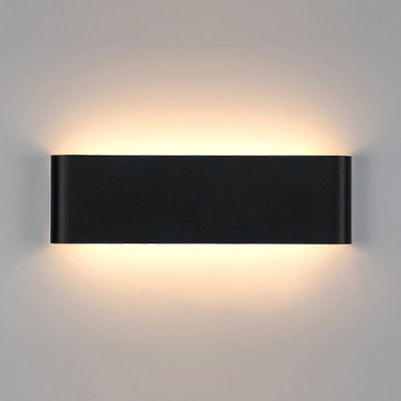 Aparte de pared de estilo simple Rectángulo de pared de pared aplastante para dormitorio