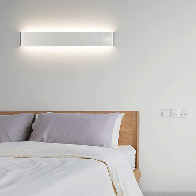 Aparte de pared de estilo simple Rectángulo de pared de pared aplastante para dormitorio