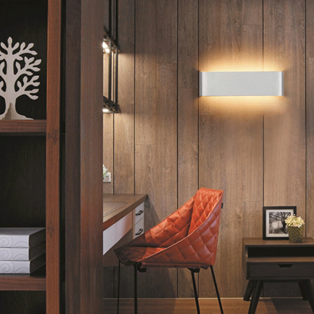 Aparte de pared de estilo simple Rectángulo de pared de pared aplastante para dormitorio