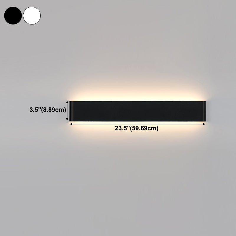 Aparte de pared de estilo simple Rectángulo de pared de pared aplastante para dormitorio