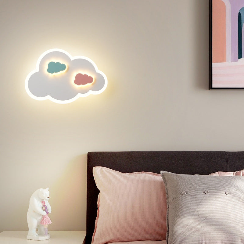 Wall Sconce Lighting Modern LED Metal Wall Mounted Light for Kids Bedroom