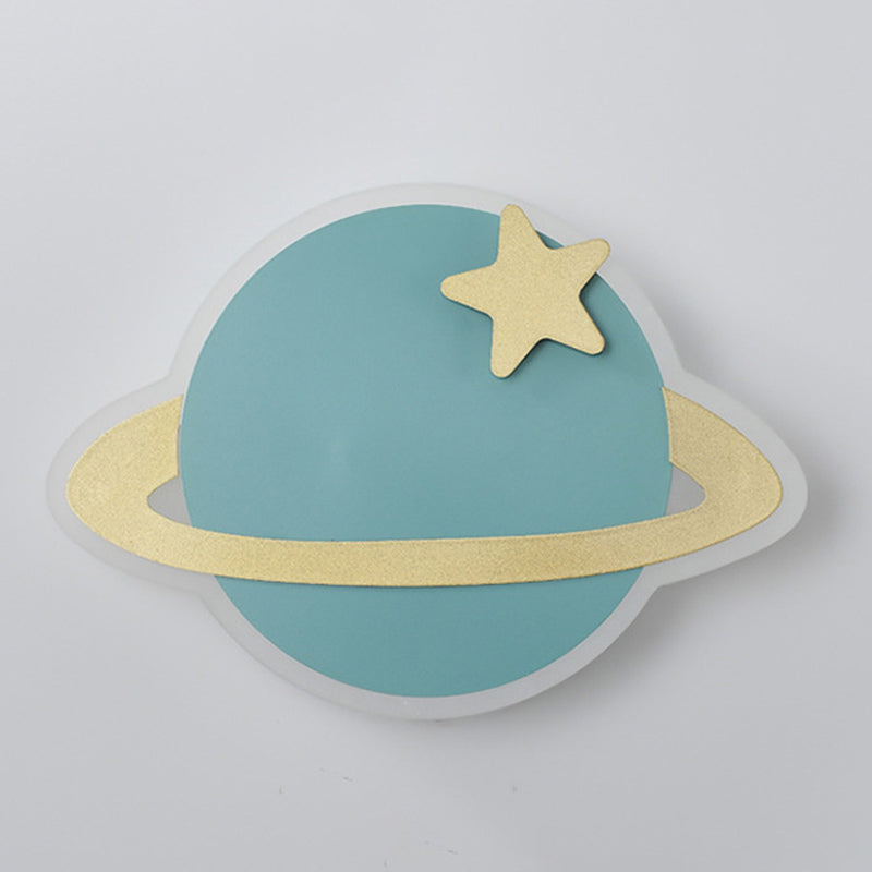 Wall Sconce Lighting Modern LED Metal Wall Mounted Light for Kids Bedroom