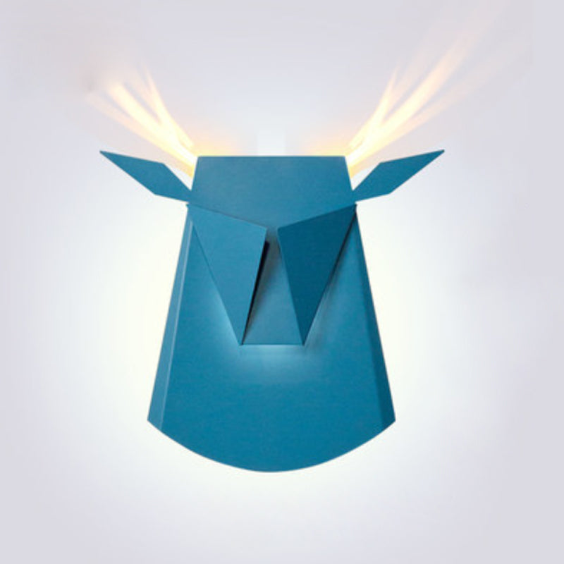 Kunstdekor Tier Wandlampe Metall Wohnzimmer LED LED Leuchte Leuchte