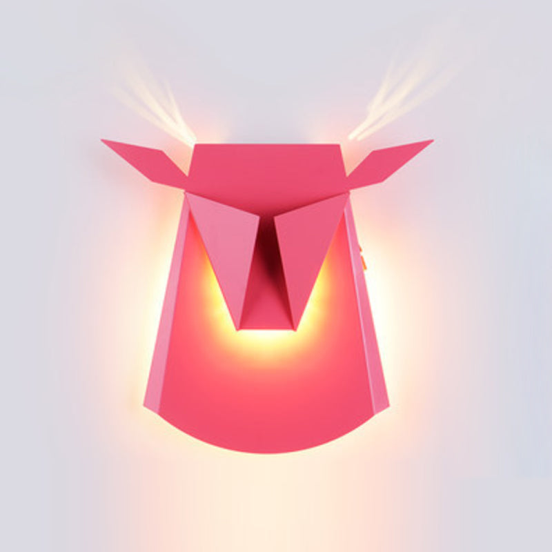 Kunstdekor Tier Wandlampe Metall Wohnzimmer LED LED Leuchte Leuchte