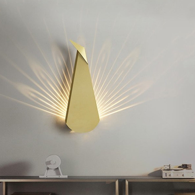 Kunstdekor Tier Wandlampe Metall Wohnzimmer LED LED Leuchte Leuchte